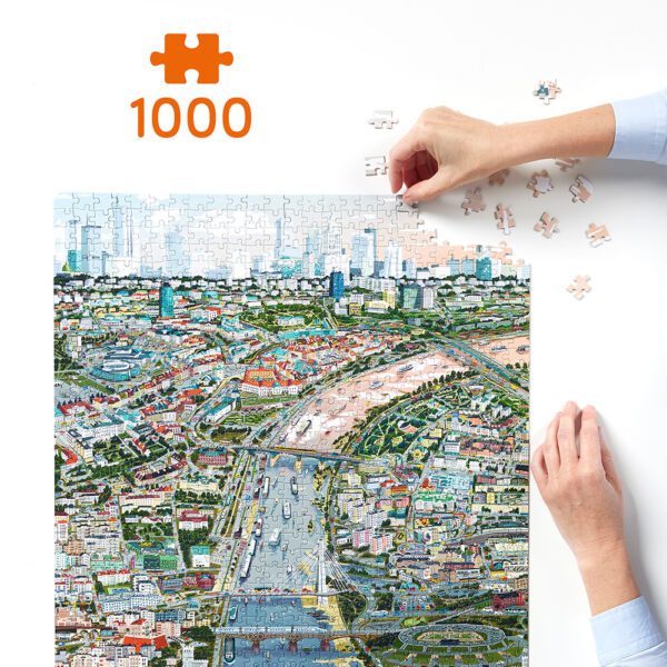 puzzle CzuCzu 1000 elementów miasto