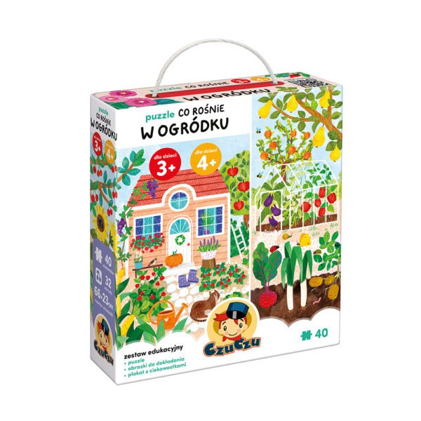 puzzle Co rosnie w ogrodku box przod